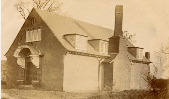 A picture of Shillington Village Hall from 1921.
